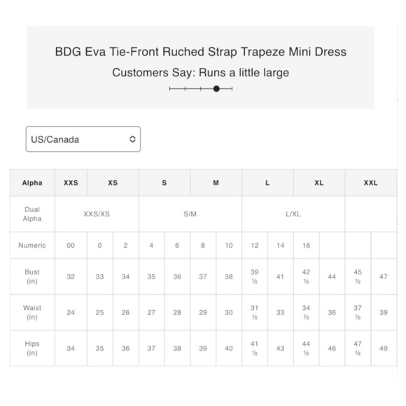 BDG Eva Tie-Front Ruched Strap Trapeze Mini Dress NWT Size XXS - Picture 9 of 9